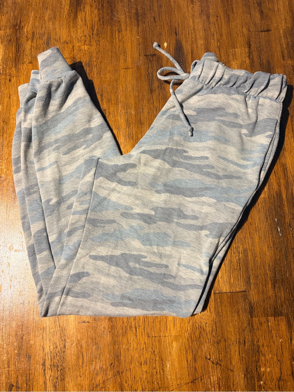mts Women's Blue Gray Camo Jogger Pants